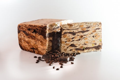Koffie chocolade nougat