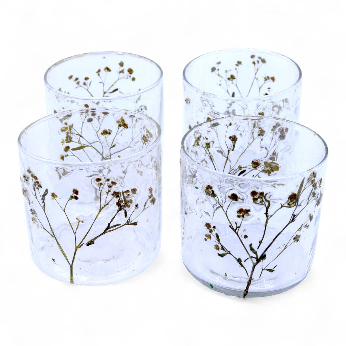 Botanische Glazen Kaarsenhouder Margarita – 8 cm