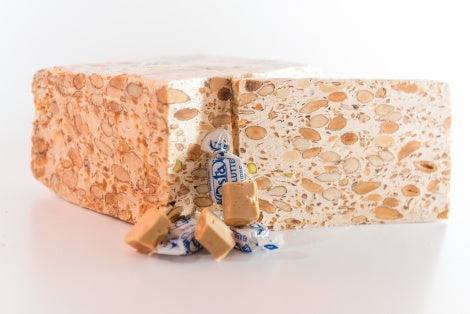 Gezouten karamel nougat