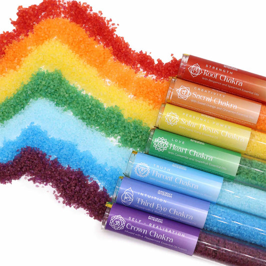 Chakra Badzout Geschenkset – 7 Chakra's