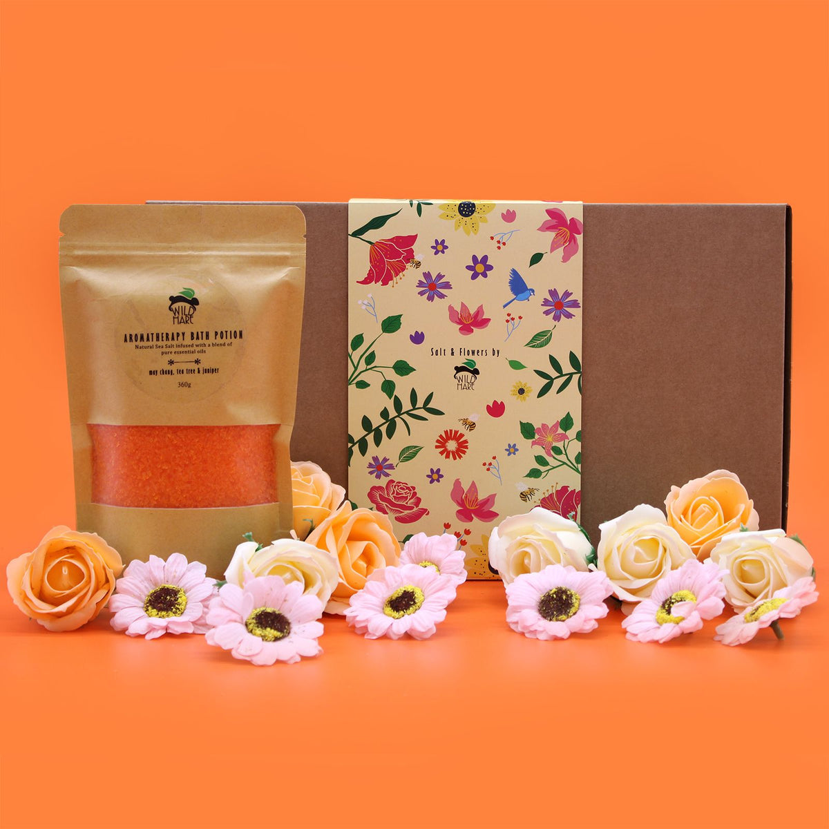 Wild Hare Total Detox Spa Geschenkset – May Chang, Tea Tree & Jeneverbes