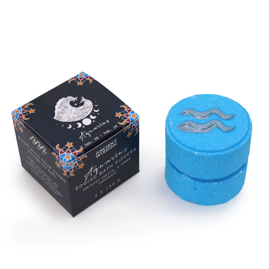 Zodiac Badbruisballen met Horoscoop – Waterman – 2 x 150 g