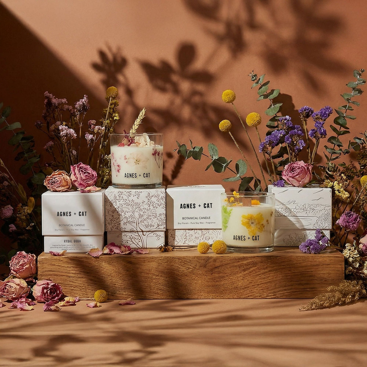 Agnes + Cat Botanische Sojakaars – Roses of Sawrey