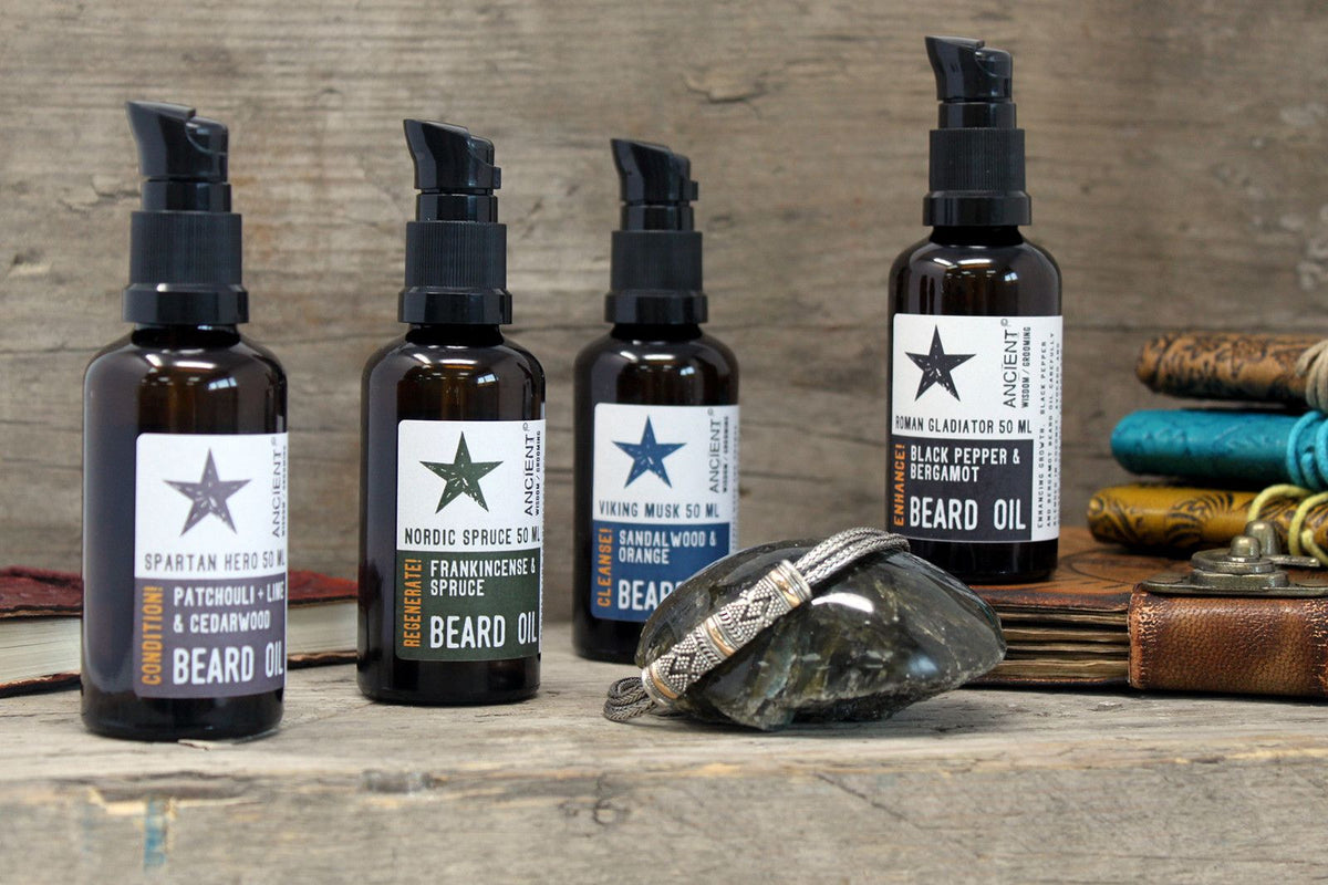 Baardolie Spartan Hero – Patchouli, Limoen & Cederhout 50 ml