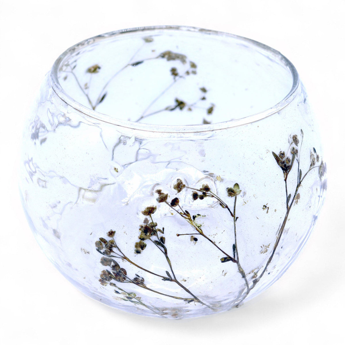 Botanische Glazen Kaarsenhouders Margarita – Set van 3
