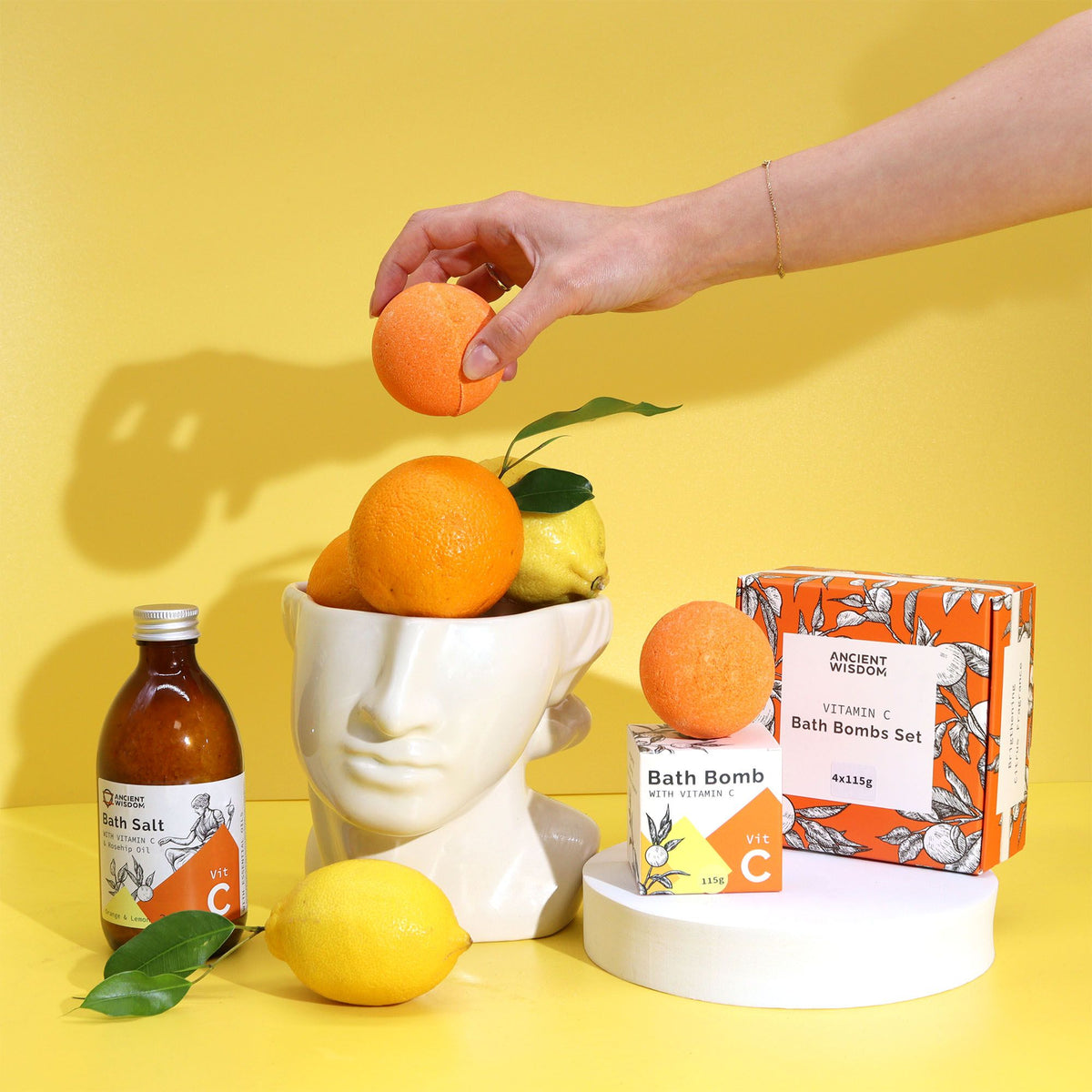 Vitamin C Bruisballen Geschenkset – 4 stuks