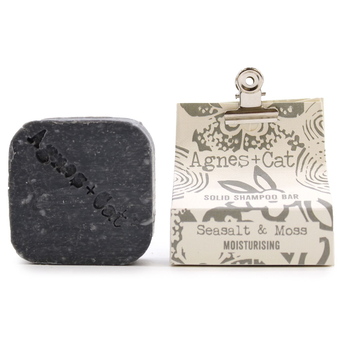Agnes + Cat Solid Shampoo – Sea Salt & Moss – 70 g