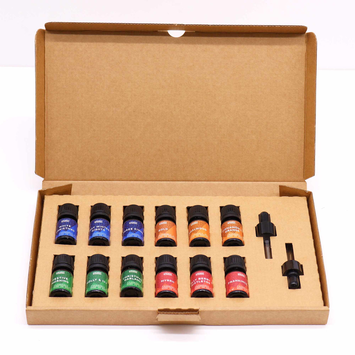 Holy Scents of Christmas – Kerst Geurolie Geschenkset 12 x 5 ml