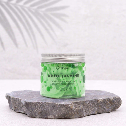 Kruisbes & Witte Thee – Whipped Soap 120 g