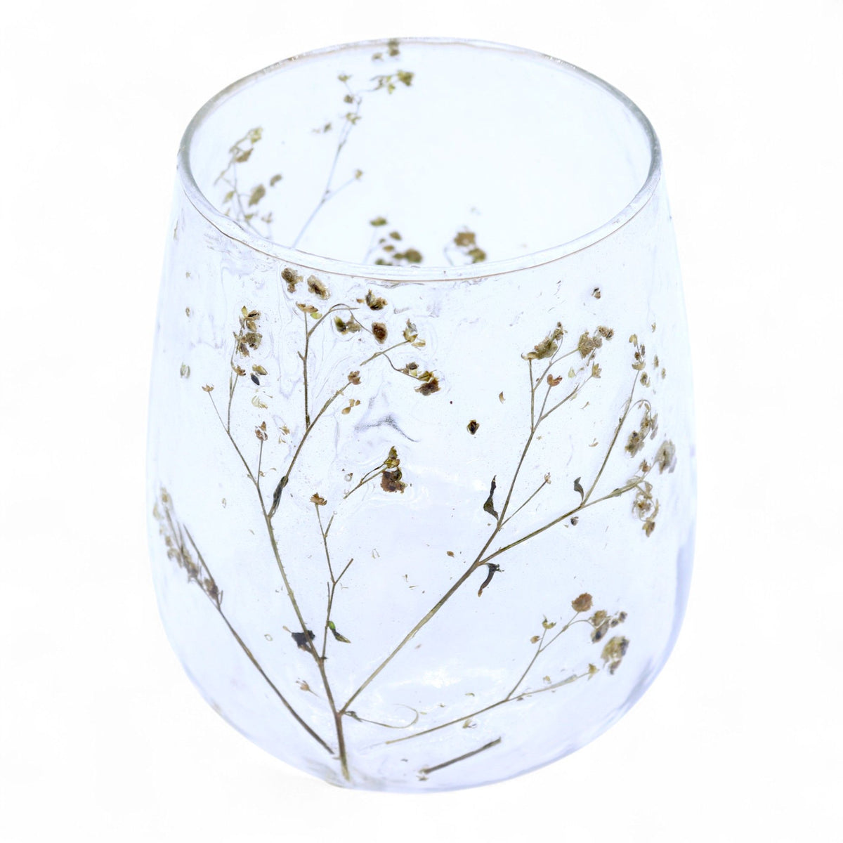 Botanische Glazen Kaarsenhouder & Vaas Margarita – 12 × 11 cm