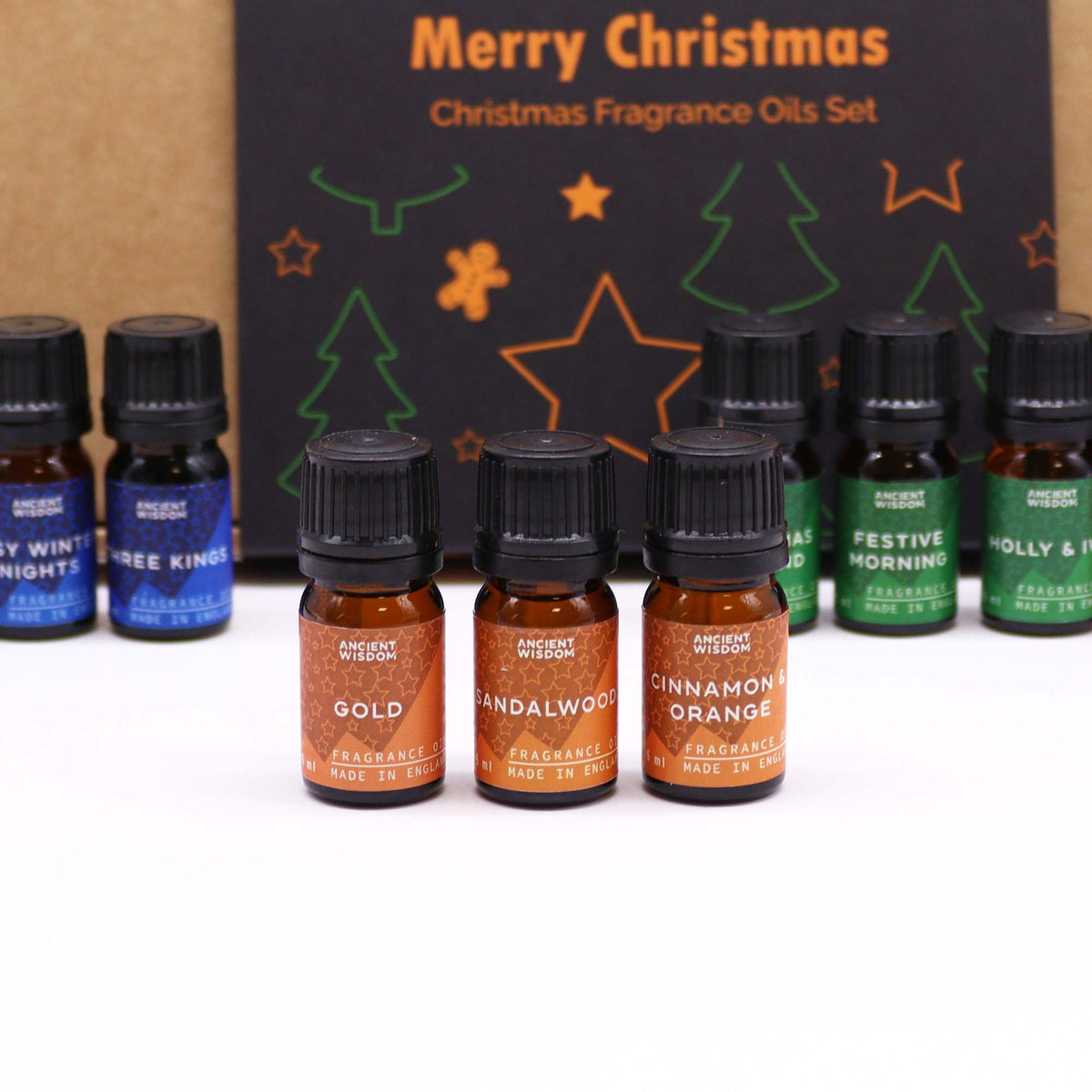Holy Scents of Christmas – Kerst Geurolie Geschenkset 12 x 5 ml