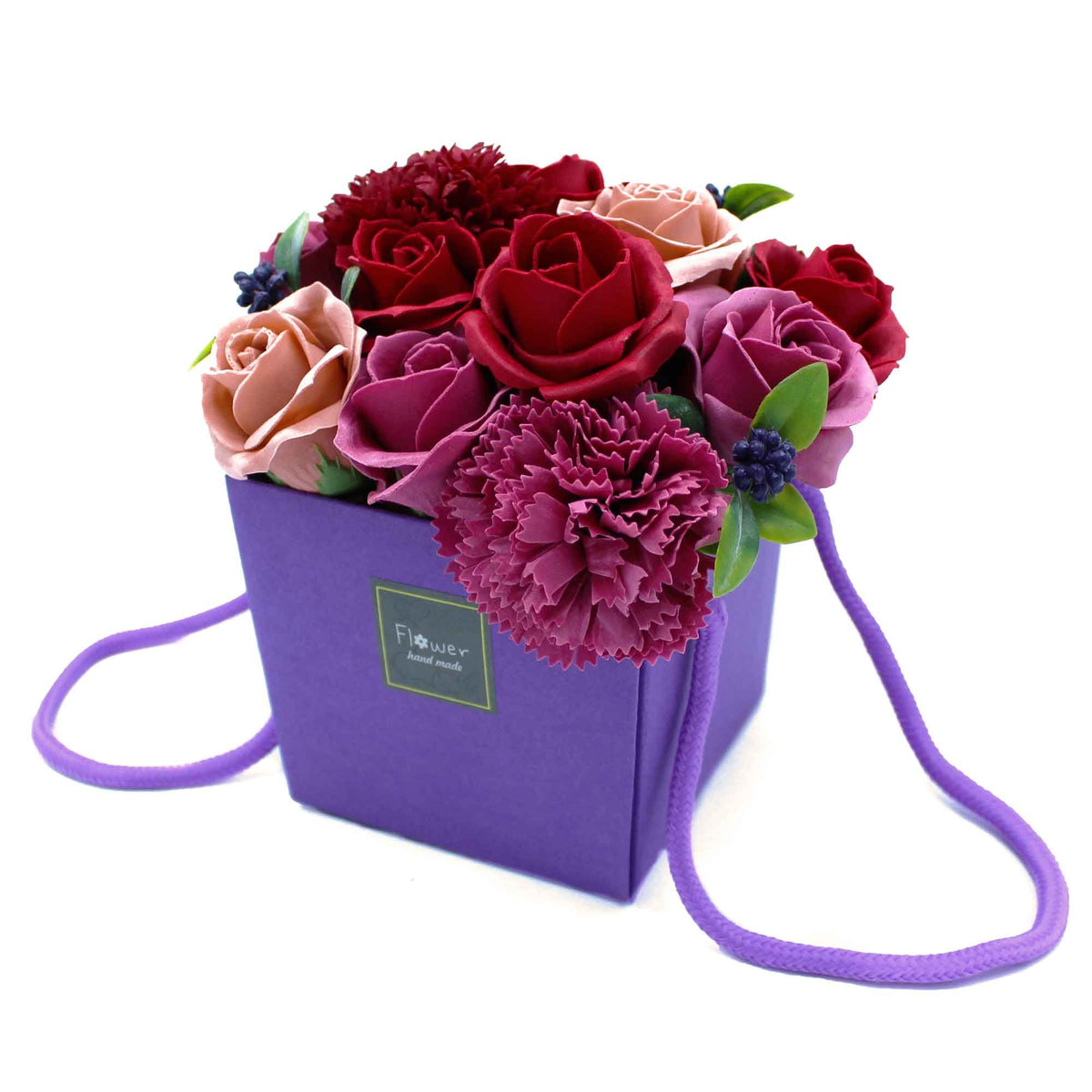 Zeepbloemen Boeket – Paarse Bloementuin