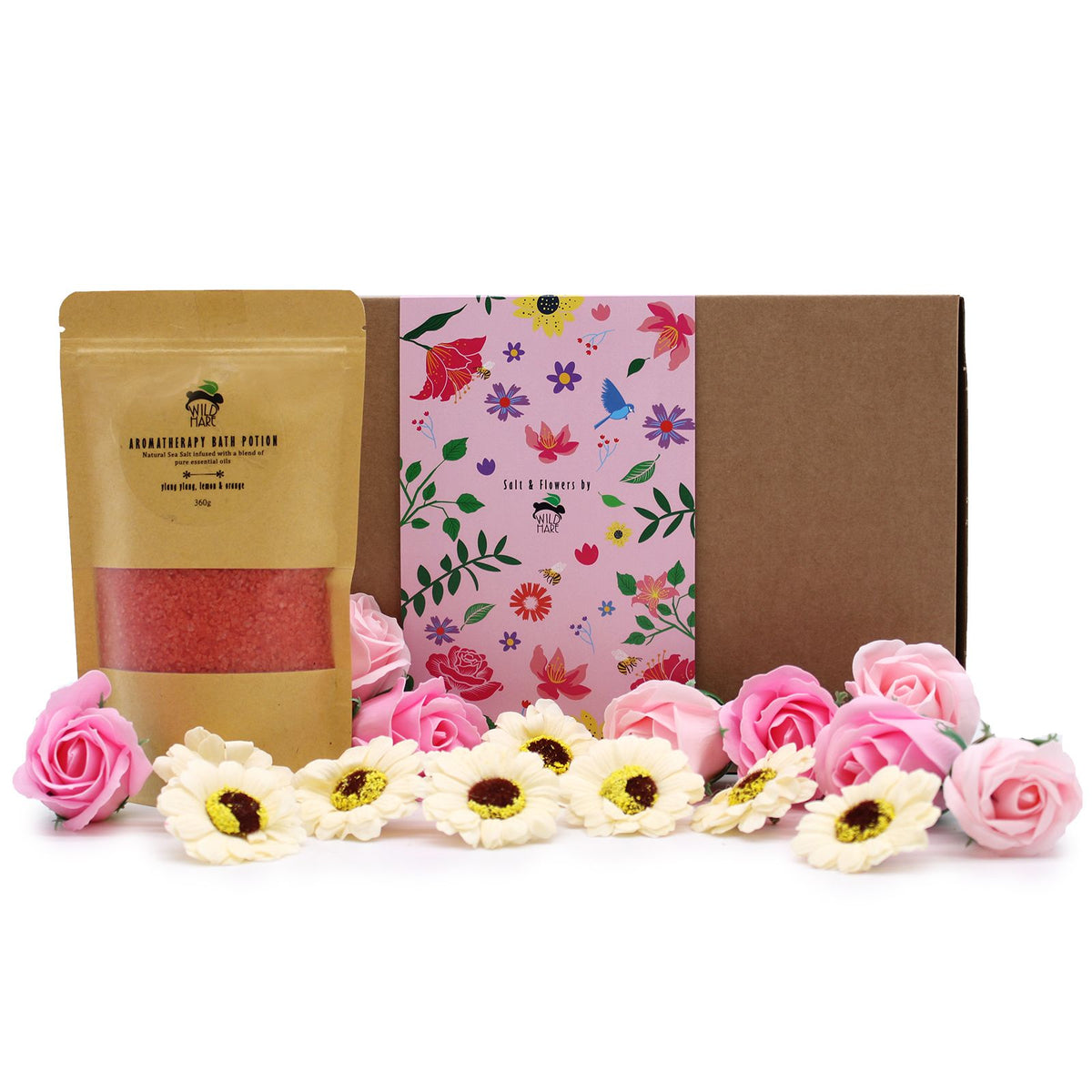 Wild Hare Passion Spa Geschenkset – Ylang Ylang, Citroen & Sinaasappel