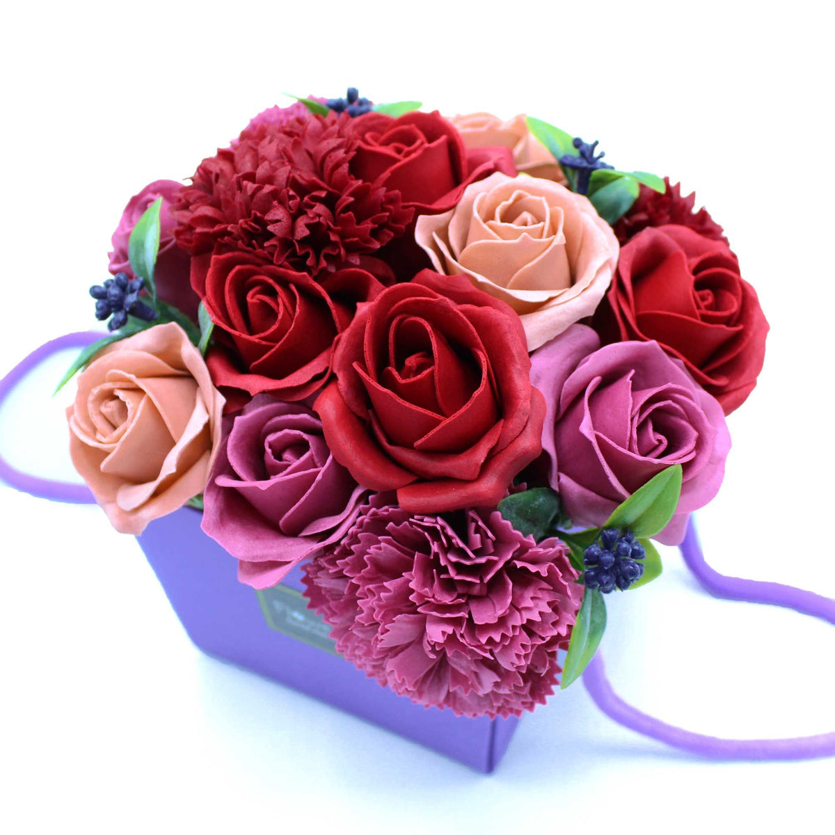 Zeepbloemen Boeket – Paarse Bloementuin