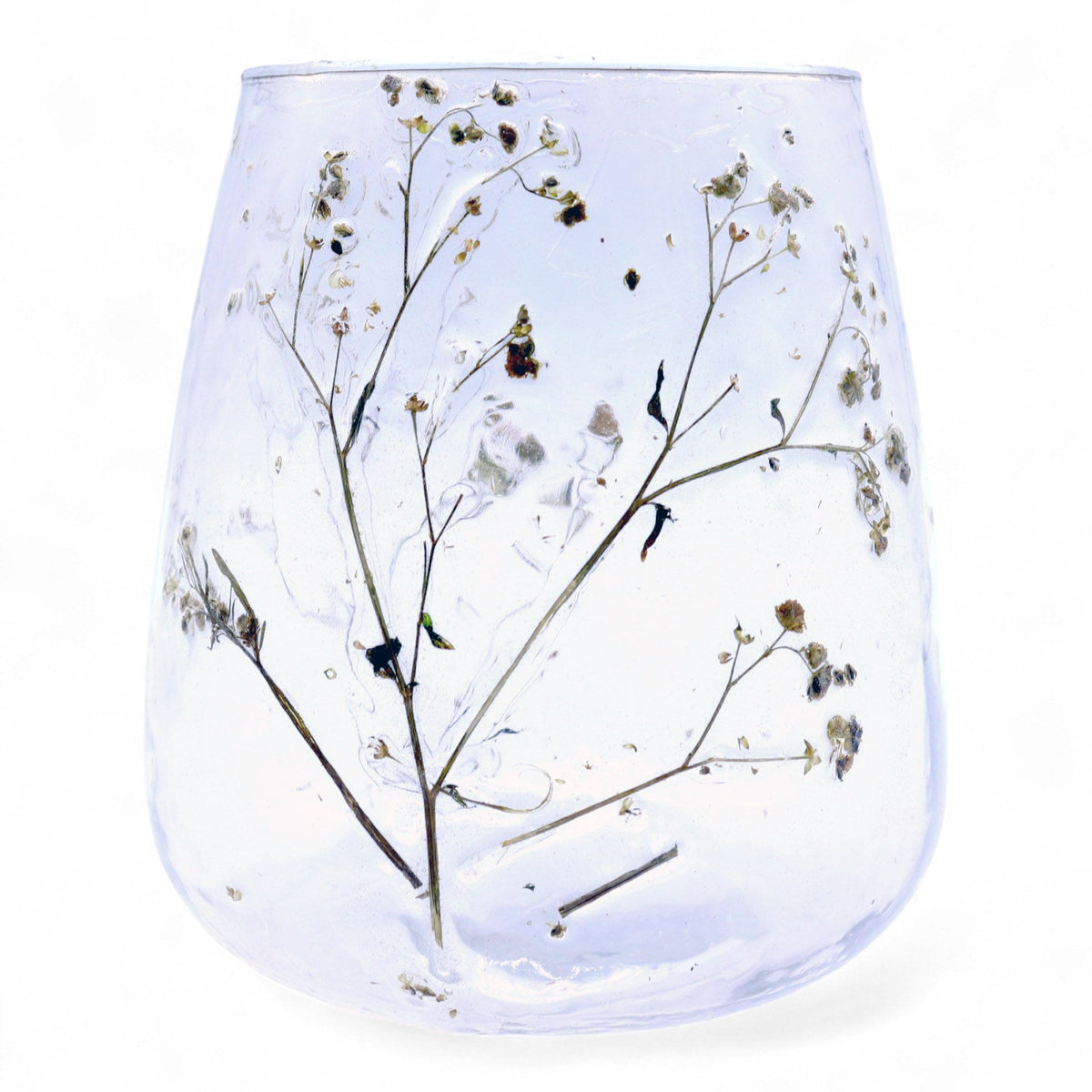 Botanische Glazen Kaarsenhouder & Vaas Margarita – 12 × 11 cm