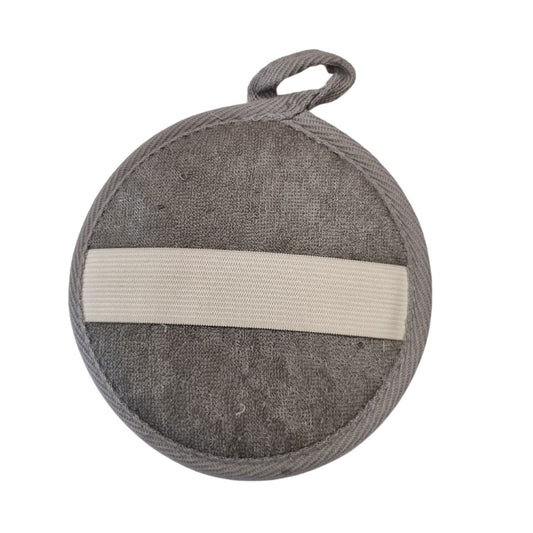 Bamboe & Linnen Scrubpad – Antraciet