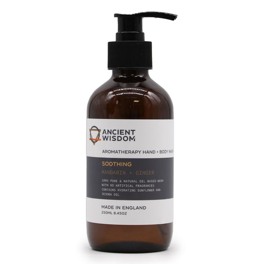 Mandarijn & Gember – Aromatherapy Hand & Body Wash 250 ml