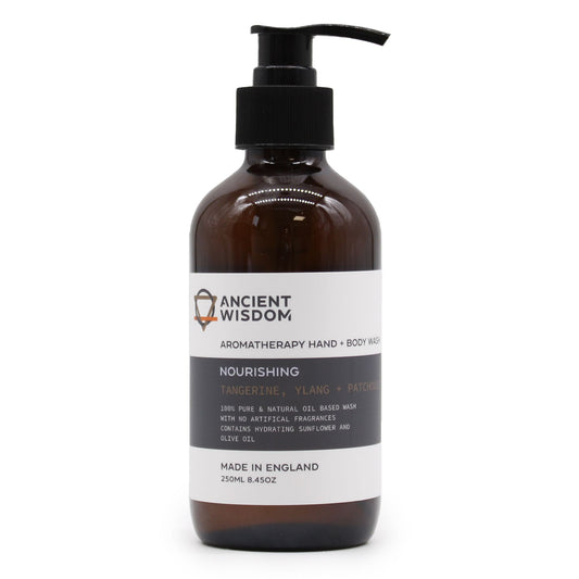 Mandarijn, Ylang Ylang & Patchouli – Aromatherapy Hand & Body Wash 250 ml