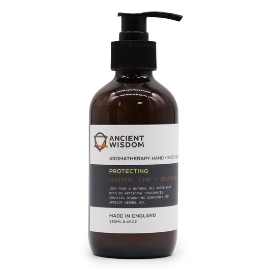 Jeneverbes, Limoen & Groene Munt – Aromatherapy Hand & Body Wash 250 ml