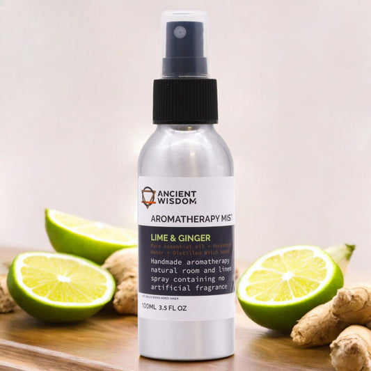 Aromatische Kamerspray – Limoen & Gember – 100 ml