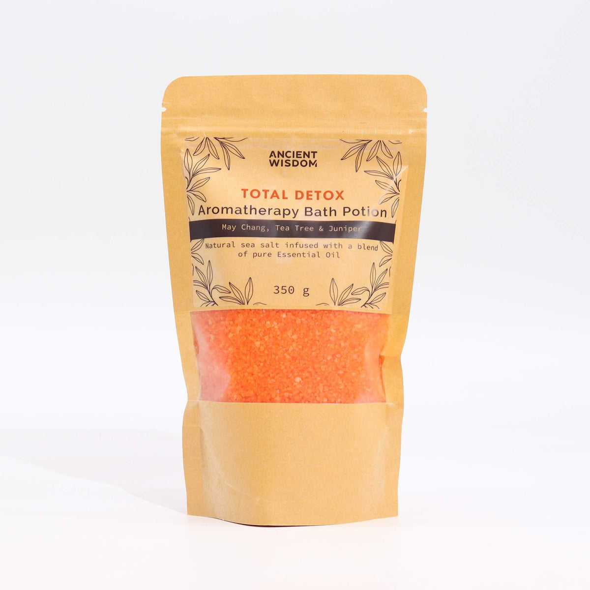 Aromatherapie Badzout Total Detox – May Chang, Tea Tree & Jeneverbes 350 g