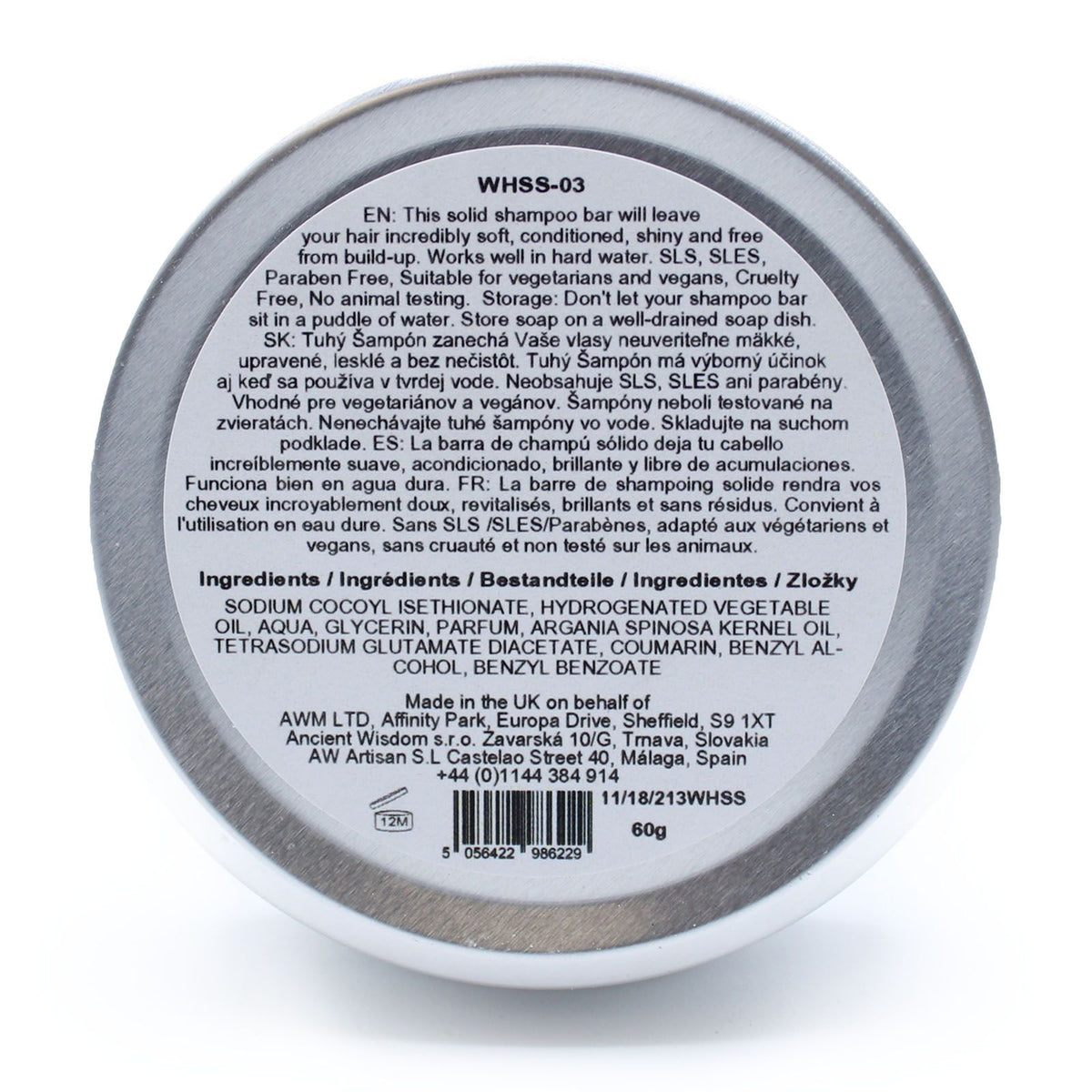 Wild Hare Shampoo Bar Hairy Coconut – 60 g