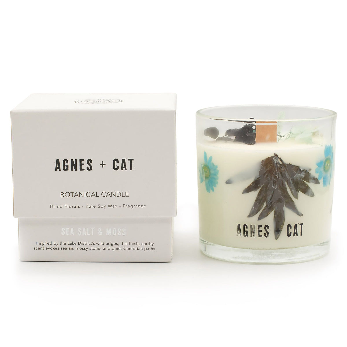Agnes + Cat Botanische Sojakaars – Sea Salt & Moss