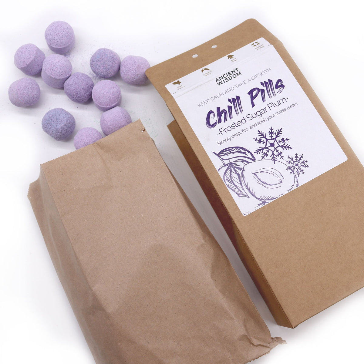 Chill Pills Gift Pack – Frosted Sugar Plum 350 g