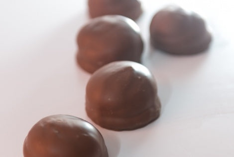 Ambachtelijke chocolade zoenen